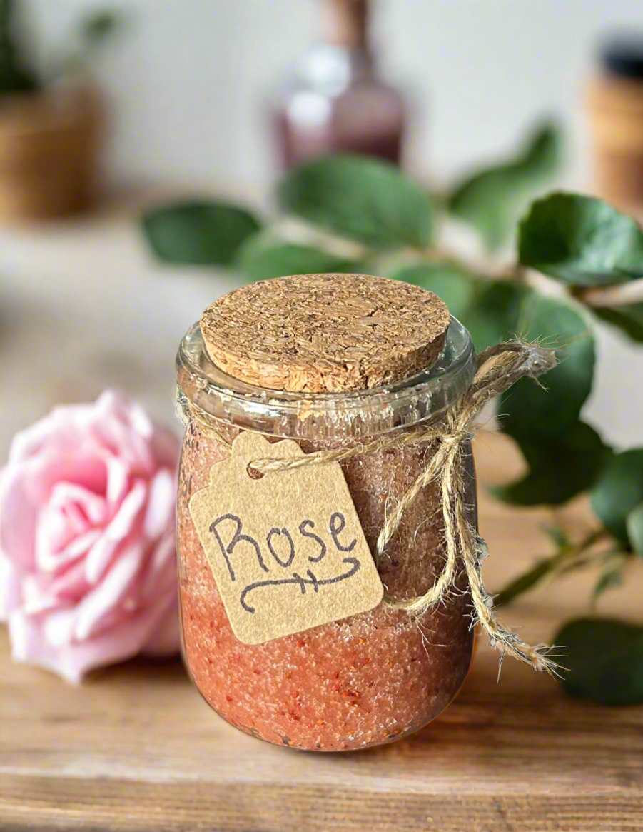 Rose- Organic Exfoliating Sugar Scrub