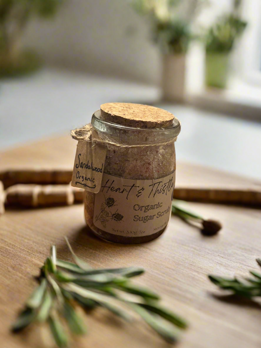 Sandalwood- Organic Exfoliating Sugar Scrub
