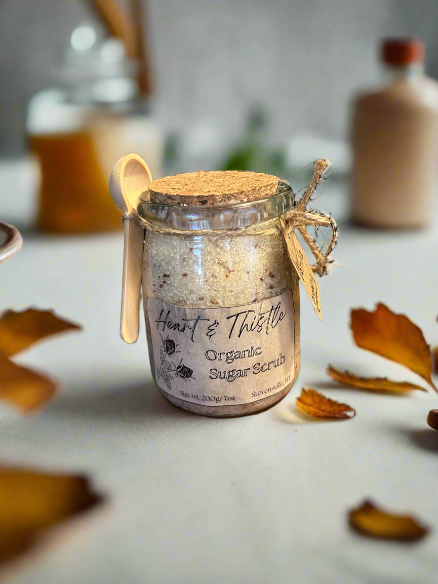 Vanilla- Organic Exfoliating Sugar Scrub