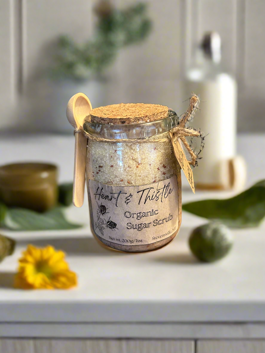 Vanilla- Organic Exfoliating Sugar Scrub